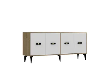 Algeria Konsollbord 180 cm - Ek/Vit - Möbler - Bord & matgrupp - Avlastningsbord & sidobord - Konsolbord & hallbord