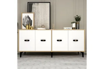 Algeria Konsollbord 180 cm - Ek/Vit - Möbler - Bord & matgrupp - Avlastningsbord & sidobord - Konsolbord & hallbord