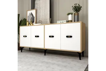 Algeria Konsollbord 180 cm - Ek/Vit - Möbler - Bord & matgrupp - Avlastningsbord & sidobord - Konsolbord & hallbord