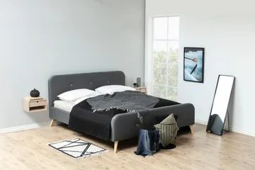 Alice Sängbord 32 cm - Vit - Möbler - Bord & matgrupp - Avlastningsbord & sidobord - Sängbord & nattduksbord