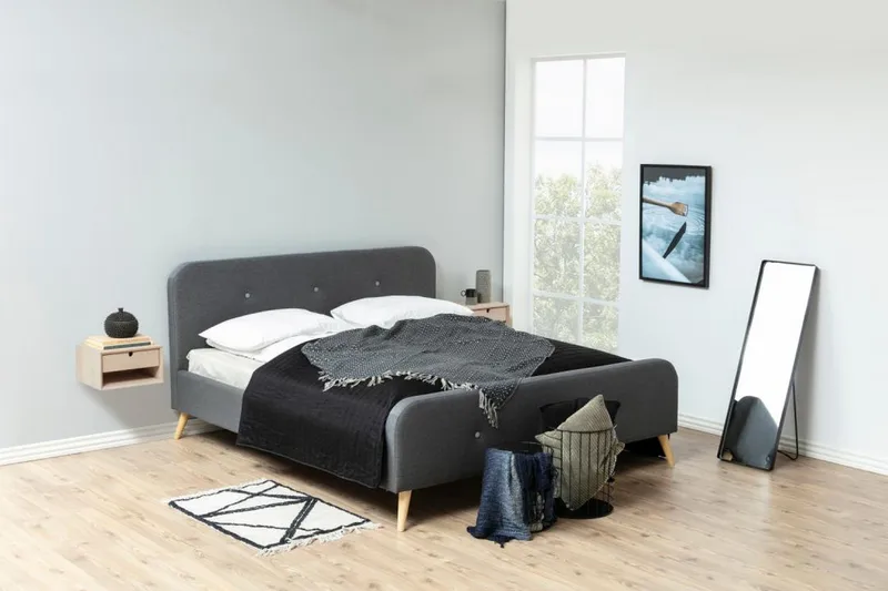 Alice Sängbord 32 cm - Vit - Möbler - Bord & matgrupp - Avlastningsbord & sidobord - Sängbord & nattduksbord