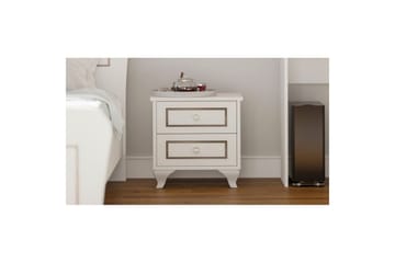 Alwen Sängbord 45 cm - Matt Vit - Möbler - Bord & matgrupp - Avlastningsbord & sidobord - Sängbord & nattduksbord