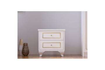 Alwen Sängbord 45 cm - Matt Vit - Möbler - Bord & matgrupp - Avlastningsbord & sidobord - Sängbord & nattduksbord