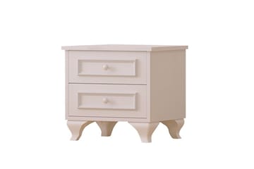 Alwen Sängbord 45 cm - Matt Vit - Möbler - Bord & matgrupp - Avlastningsbord & sidobord - Sängbord & nattduksbord