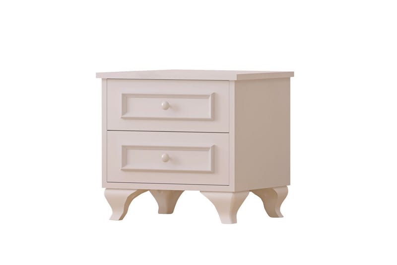 Alwen Sängbord 45 cm - Matt Vit - Möbler - Bord & matgrupp - Avlastningsbord & sidobord - Sängbord & nattduksbord