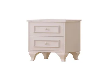 Alwen Sängbord 45 cm - Matt Vit - Möbler - Bord & matgrupp - Avlastningsbord & sidobord - Sängbord & nattduksbord