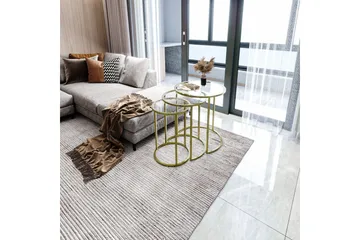 Alyasmin Satsbord 34 cm - Guld/Transparent - Möbler - Bord & matgrupp - Avlastningsbord & sidobord - Satsbord