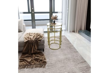 Alyasmin Satsbord 34 cm - Guld/Transparent - Möbler - Bord & matgrupp - Avlastningsbord & sidobord - Satsbord