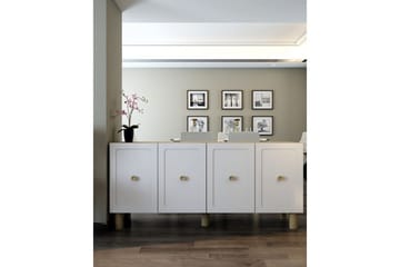 Amarinda Konsollbord 150 cm - Mediumfärgat trä/Vit - Möbler - Bord & matgrupp - Avlastningsbord & sidobord - Konsolbord & hallbord