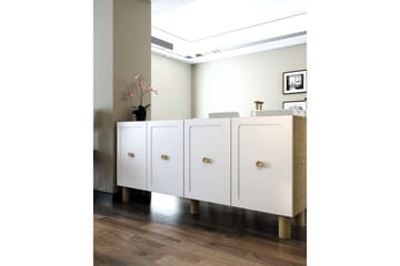 Amarinda Konsollbord 150 cm - Mediumfärgat trä/Vit - Möbler - Bord & matgrupp - Avlastningsbord & sidobord - Konsolbord & hallbord