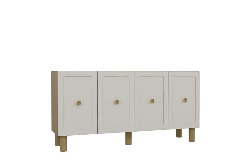 Amarinda Konsollbord 150 cm - Mediumfärgat trä/Vit - Möbler - Bord & matgrupp - Avlastningsbord & sidobord - Konsolbord & hallbord