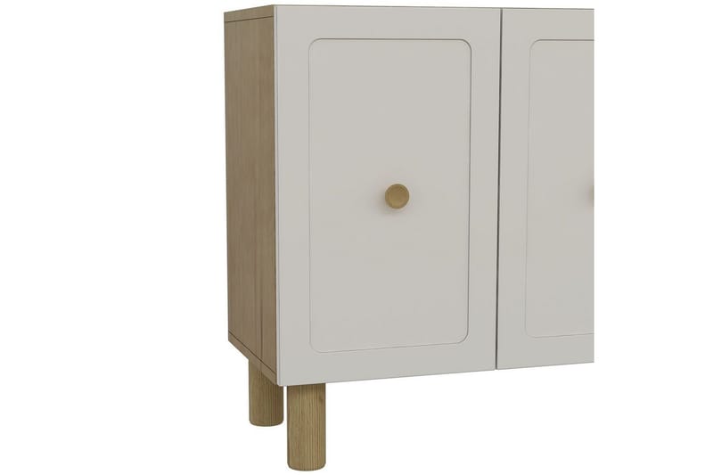 Amarinda Konsollbord 150 cm - Mediumfärgat trä/Vit - Möbler - Bord & matgrupp - Avlastningsbord & sidobord - Konsolbord & hallbord