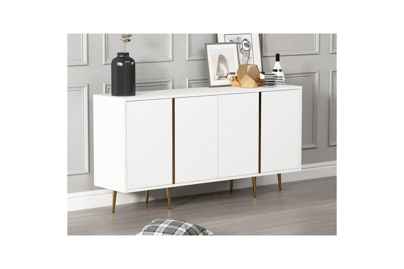 Ampelio Konsollbord 150 cm - Vit - Möbler - Bord & matgrupp - Avlastningsbord & sidobord - Konsolbord & hallbord