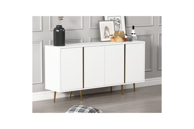 Ampelio Konsollbord 150 cm - Vit - Möbler - Bord & matgrupp - Avlastningsbord & sidobord - Konsolbord & hallbord