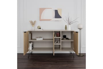 Andalos Konsollbord 142 cm - Sandsten/Ek - Möbler - Bord & matgrupp - Avlastningsbord & sidobord - Konsolbord & hallbord