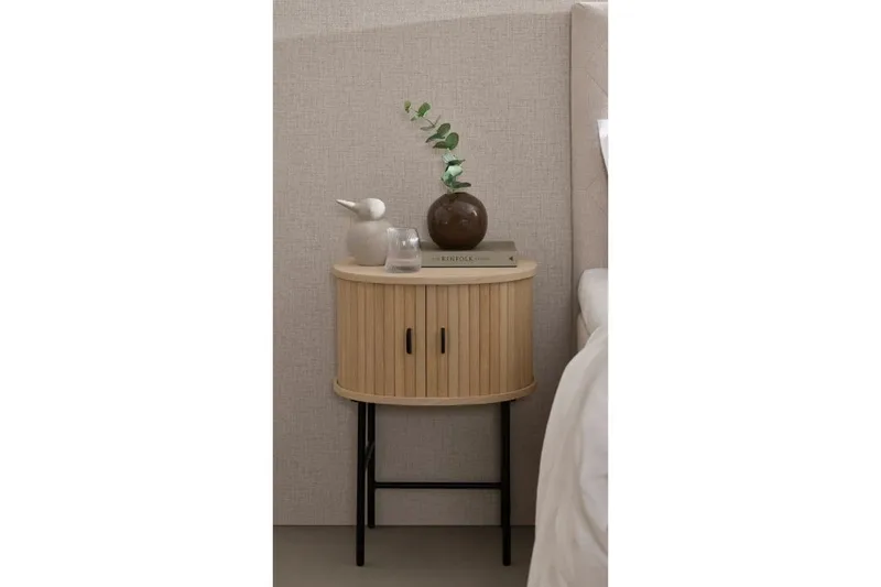 Angelique Sängbord 50 cm - Beige - Möbler - Bord & matgrupp - Avlastningsbord & sidobord - Sängbord & nattduksbord