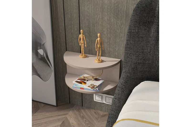 Antigua Sängbord 45 cm - Beige - Möbler - Bord & matgrupp - Avlastningsbord & sidobord - Sängbord & nattduksbord