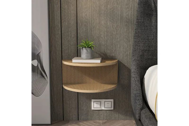 Antigua Sängbord 45 cm - Brun - Möbler - Bord & matgrupp - Avlastningsbord & sidobord - Sängbord & nattduksbord