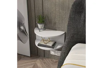 Antigua Sängbord 45 cm - Vit - Möbler - Bord & matgrupp - Avlastningsbord & sidobord - Sängbord & nattduksbord