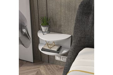 Antigua Sängbord 45 cm - Vit - Möbler - Bord & matgrupp - Avlastningsbord & sidobord - Sängbord & nattduksbord