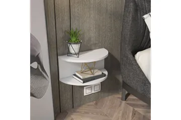 Antigua Sängbord 45 cm - Vit - Möbler - Bord & matgrupp - Avlastningsbord & sidobord - Sängbord & nattduksbord