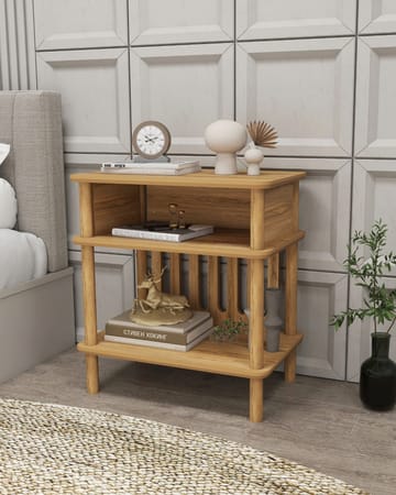 Antigua Sidobord 58 cm - Ek - Möbler - Bord & matgrupp - Avlastningsbord & sidobord - Brickbord & småbord