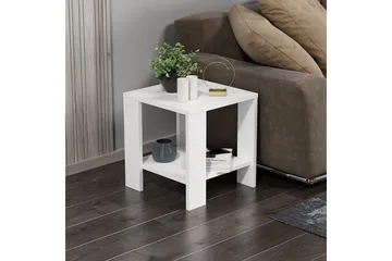 Asrel Sidobord 40 cm - Vit - Möbler - Bord & matgrupp - Avlastningsbord & sidobord - Lampbord & sidobord