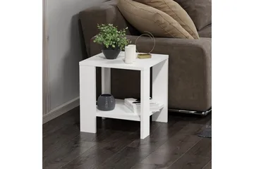 Asrel Sidobord 40 cm - Vit - Möbler - Bord & matgrupp - Avlastningsbord & sidobord - Lampbord & sidobord