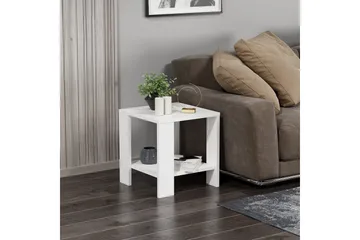 Asrel Sidobord 40 cm - Vit - Möbler - Bord & matgrupp - Avlastningsbord & sidobord - Lampbord & sidobord