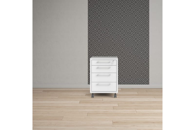 Astric Sängbord 48,2 cm - Vit - Möbler - Bord & matgrupp - Avlastningsbord & sidobord - Sängbord & nattduksbord