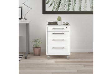 Astric Sängbord 48,2 cm - Vit - Möbler - Bord & matgrupp - Avlastningsbord & sidobord - Sängbord & nattduksbord