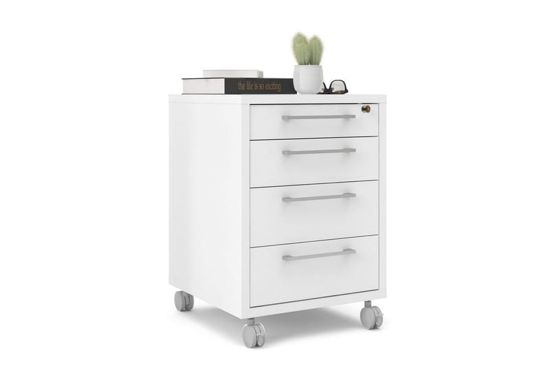 Astric Sängbord 48,2 cm - Vit - Möbler - Bord & matgrupp - Avlastningsbord & sidobord - Sängbord & nattduksbord