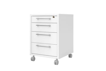 Astric Sängbord 48,2 cm - Vit - Möbler - Bord & matgrupp - Avlastningsbord & sidobord - Sängbord & nattduksbord