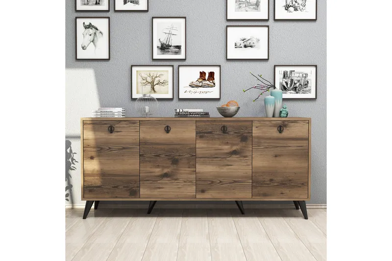 Athodna Konsollbord 180 cm - Mörkbrun - Möbler - Bord & matgrupp - Avlastningsbord & sidobord - Konsolbord & hallbord