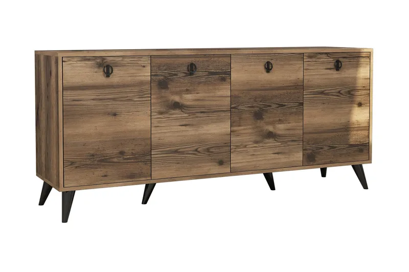 Athodna Konsollbord 180 cm, Mörkbrun