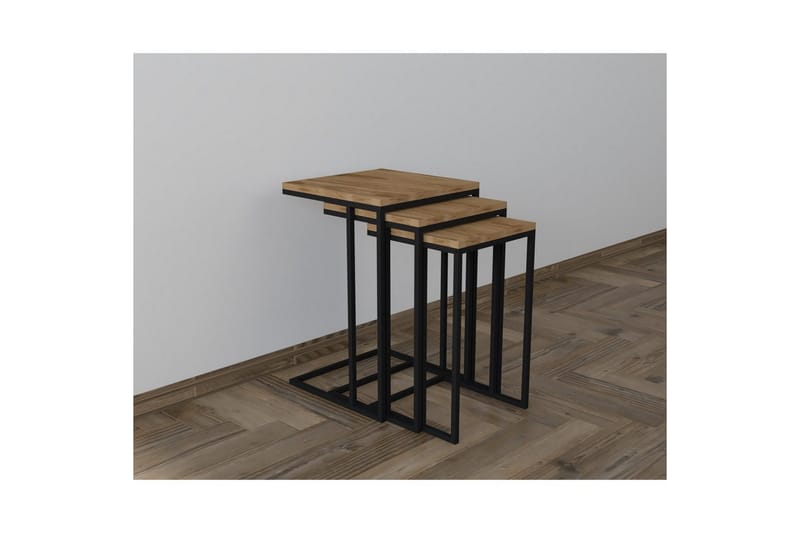 Auren Satsbord 40 cm - Brun/Svart - Möbler - Bord & matgrupp - Avlastningsbord & sidobord - Satsbord