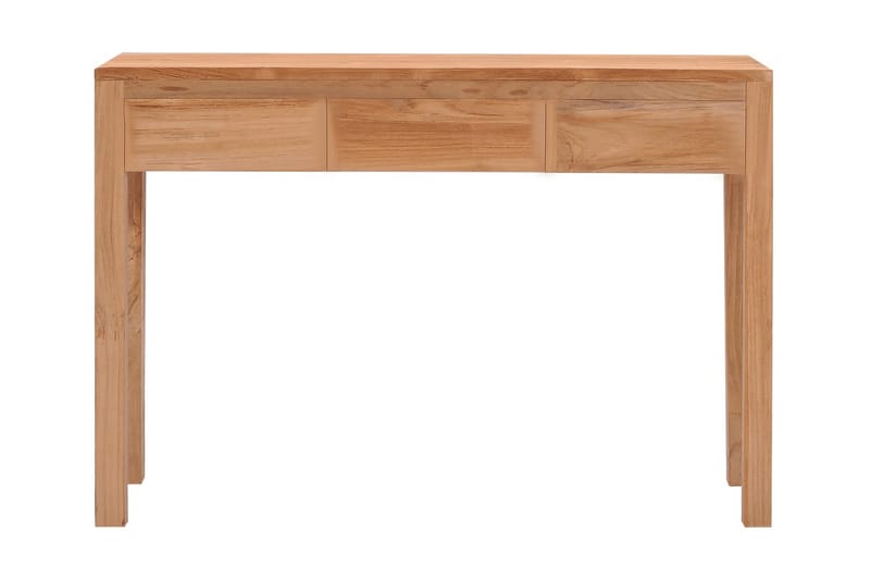 Avlastningsbord 110x35x75 cm massiv teak - Brun - Lampbord & sidobord - Brickbord & småbord