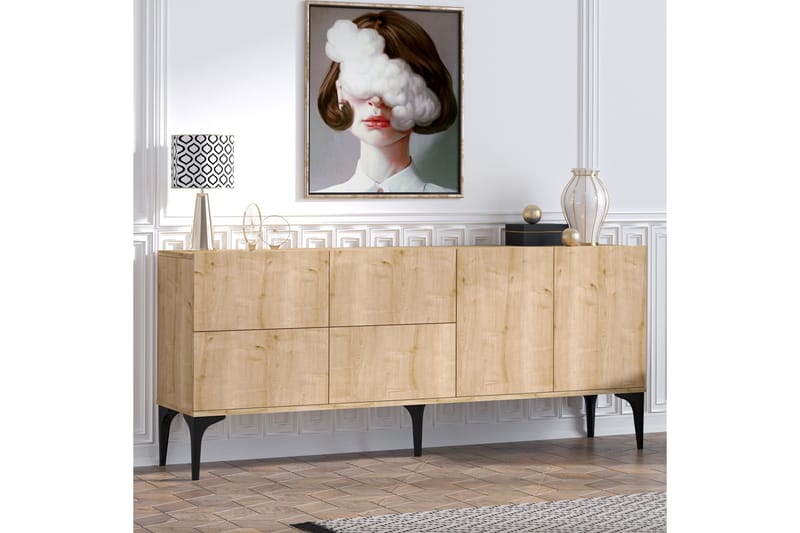 Avlastningsbord Bousghi 180 cm - Natur - Möbler - Bord & matgrupp - Avlastningsbord & sidobord - Konsolbord & hallbord