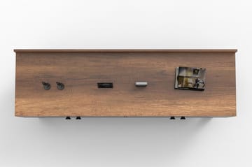 Avlastningsbord Dewat 180 cm - Teak/Antracit - Möbler - Bord & matgrupp - Avlastningsbord & sidobord - Konsolbord & hallbord