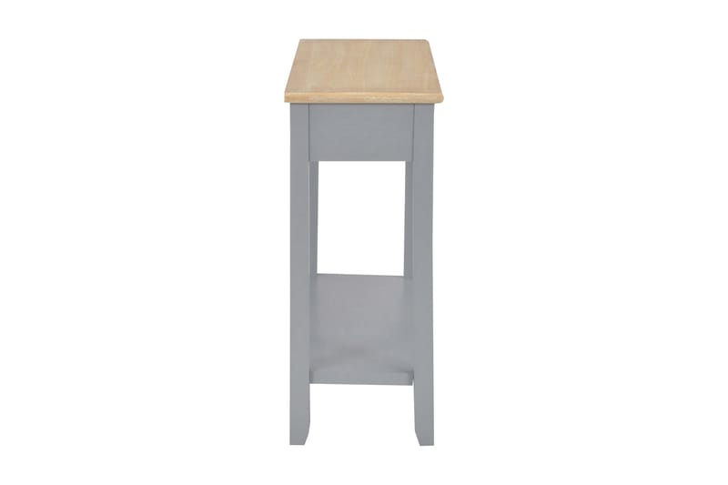 Avlastningsbord grå 110x35x80 cm trä - Grå - Konsolbord & hallbord - Avlastningsbord & sidobord - Hallförvaring