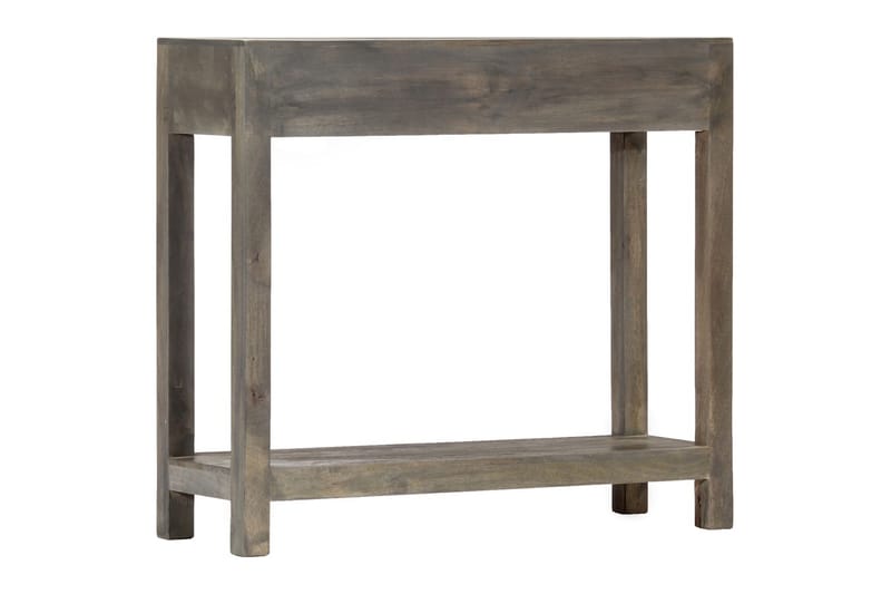 Avlastningsbord grå 86x30x76 cm massivt mangoträ - Grå - Konsolbord & hallbord - Avlastningsbord & sidobord - Hallförvaring