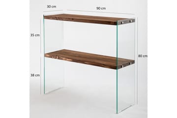Avlastningsbord Gronausi 90 cm - Valnöt - Möbler - Bord & matgrupp - Avlastningsbord & sidobord - Konsolbord & hallbord