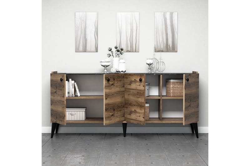 Avlastningsbord Kaltenhauser 182 cm - Valnöt - Möbler - Bord & matgrupp - Avlastningsbord & sidobord - Konsolbord & hallbord