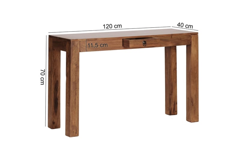 Avlastningsbord Kayda 120 cm - Trä|natur - Möbler - Bord & matgrupp - Avlastningsbord & sidobord