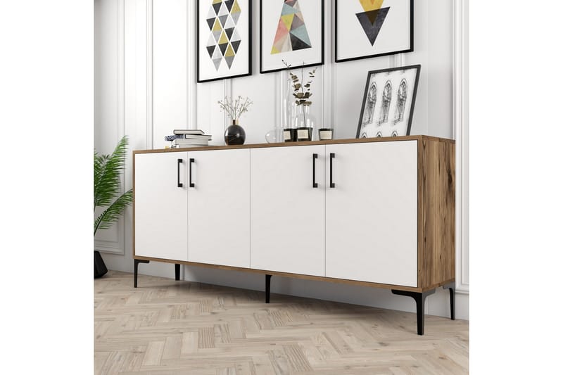 Avlastningsbord Merkesa 180 cm - Valnöt - Möbler - Bord & matgrupp - Avlastningsbord & sidobord - Konsolbord & hallbord