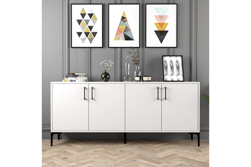 Avlastningsbord Merkesa 180 cm - Vit - Möbler - Bord & matgrupp - Avlastningsbord & sidobord - Konsolbord & hallbord