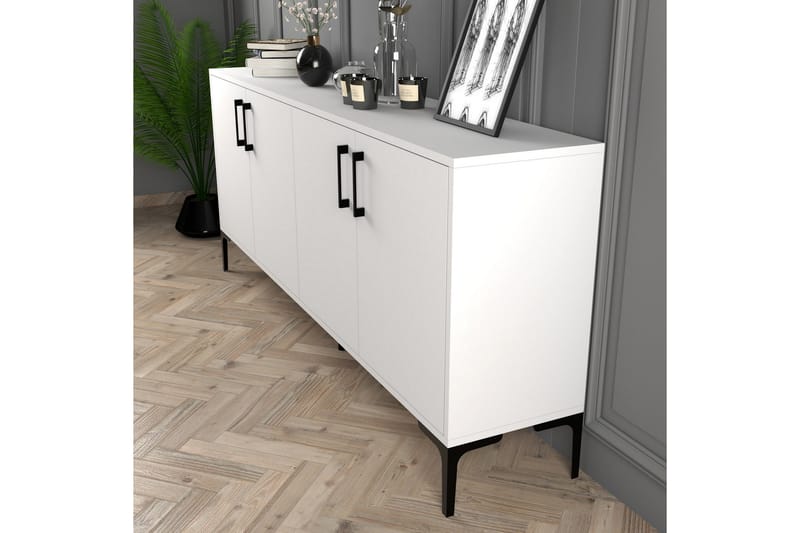 Avlastningsbord Merkesa 180 cm - Vit - Möbler - Bord & matgrupp - Avlastningsbord & sidobord - Konsolbord & hallbord