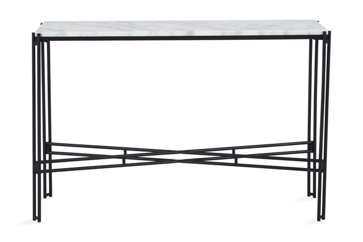 Avlastningsbord Sisko 110 cm Marmor - Svart|Vit - Marmorbord - Konsolbord & hallbord - Avlastningsbord & sidobord - Hallförvaring