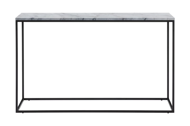 Avlastningsbord Titania 120 cm Marmor - Grå|Svart - Konsolbord & hallbord - Avlastningsbord & sidobord - Hallförvaring