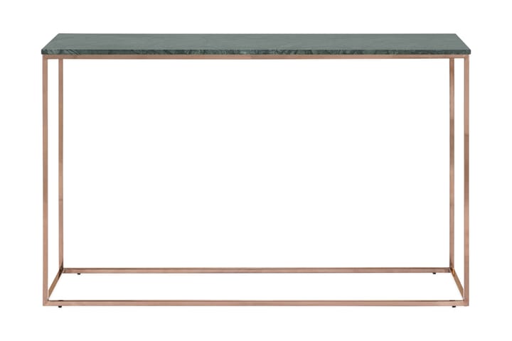Avlastningsbord Titania 120 cm Marmor - Grön|Koppar - Marmorbord - Konsolbord & hallbord - Avlastningsbord & sidobord - Hallförvaring